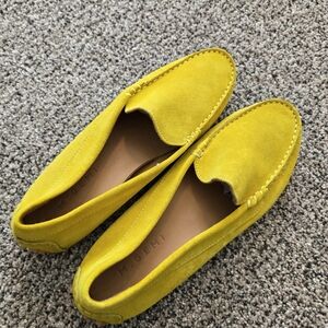 M. Gemi Womens Bright Yellow Slip-On Loafers